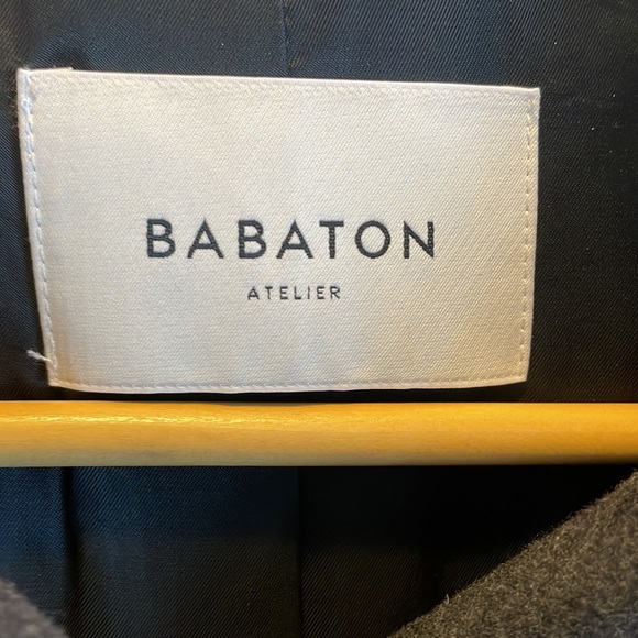 *Host Pick* Babaton aritzia bromley dark grey wool coat - Picture 3 of 11